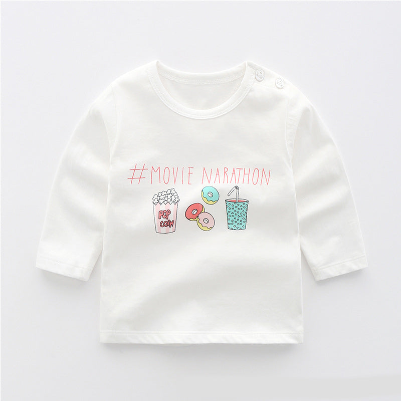 Baby & Kids Cotton Long Sleeve T-Shirt – 12 Print Styles