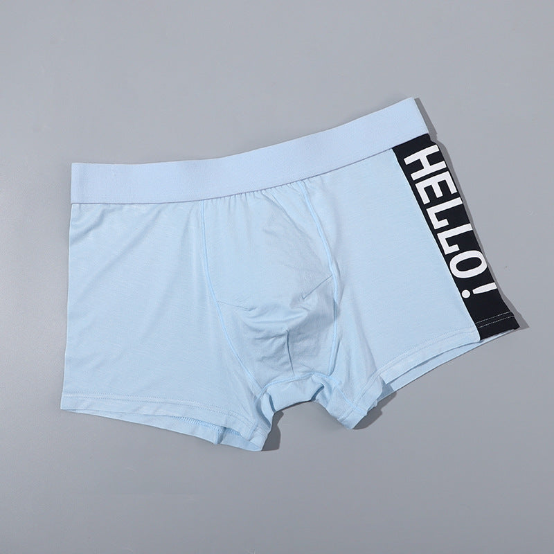 Men's Modal Boxer Briefs – Antibacterial Quick-Dry Mid-Waist 7 Colours