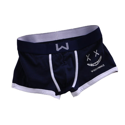 Men's Cotton Boxer Briefs – Breathable Mid-Waist Underwear