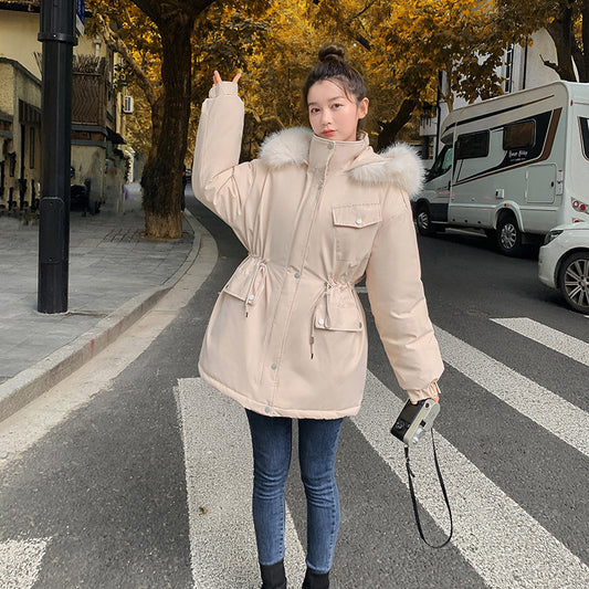Women's Mid-Length Padded Coat - Thick Loose Fit, 4 Colours