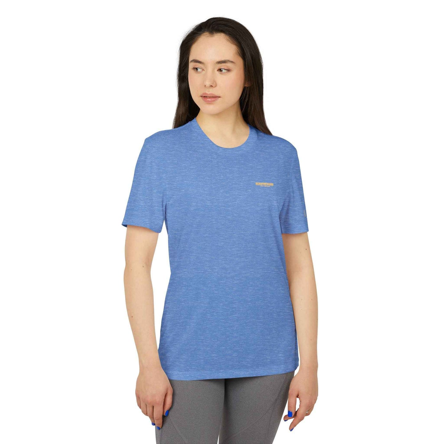 Adidas Sport T-Shirt – Minimal Logo Athletic Tee with UPF 50+