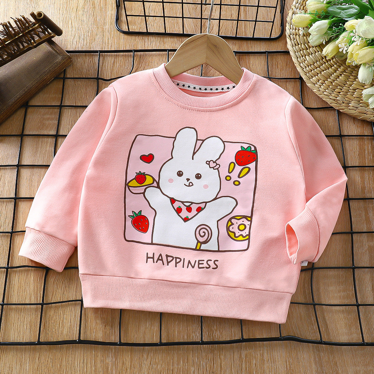 Kids Graphic Print Long Sleeve Cotton T-Shirt – 12 Designs