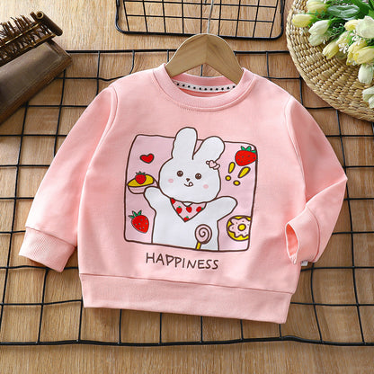 Kids Graphic Print Long Sleeve Cotton T-Shirt – 12 Designs