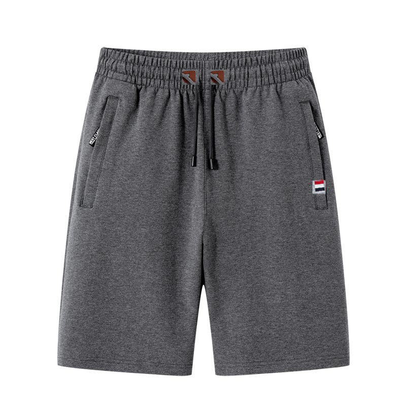 Men's Knitted Sports Shorts | Polyester Relaxed Fit M-4XL