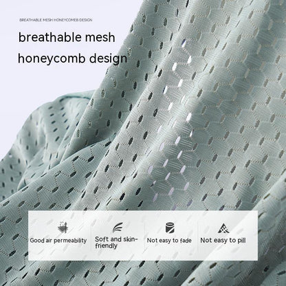Men's Ice Silk Mesh Boxer Shorts – Cool Breathable Loose-Fit Underwear