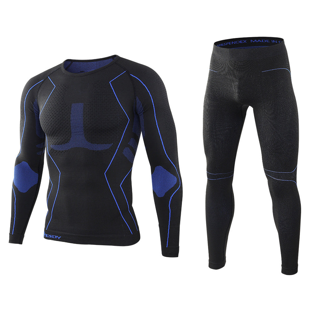 Men's Knitted Thermal Underwear Set | Cotton Base Layer