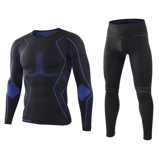 Men's Knitted Thermal Underwear Set | Cotton Base Layer