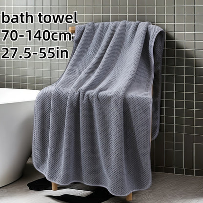 Coral Fleece 4-Piece Bath Towel Set | 8 Bold Colours | Soft & Absorbent