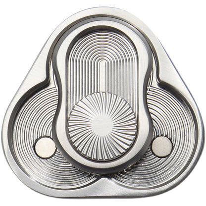 Stainless Steel Rotary Push Card Fidget Toy | Premium Desk Toy