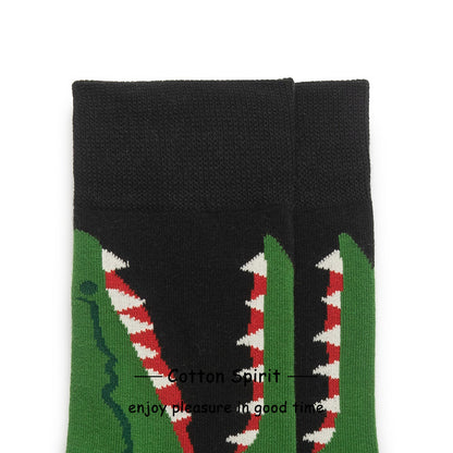 Unisex Animal Print Cartoon Tube Socks – 4 Designs