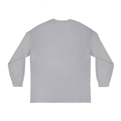 'Good Vibes Only' Long Sleeve Tee – Minimalist White & Gold Unisex Top