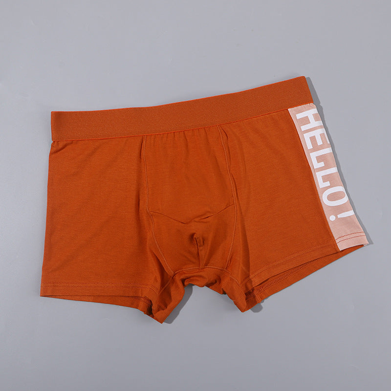 Men's Modal Boxer Briefs – Antibacterial Quick-Dry Mid-Waist 7 Colours