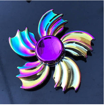 Rainbow Alloy Finger Spinner Fidget Toy | 19 Shapes to Collect