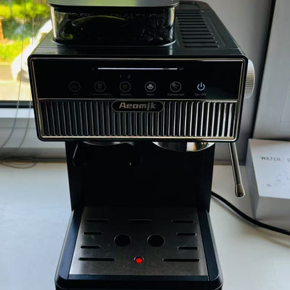 Sleek Black Coffee Machine – Barista-Quality Home Coffee Maker
