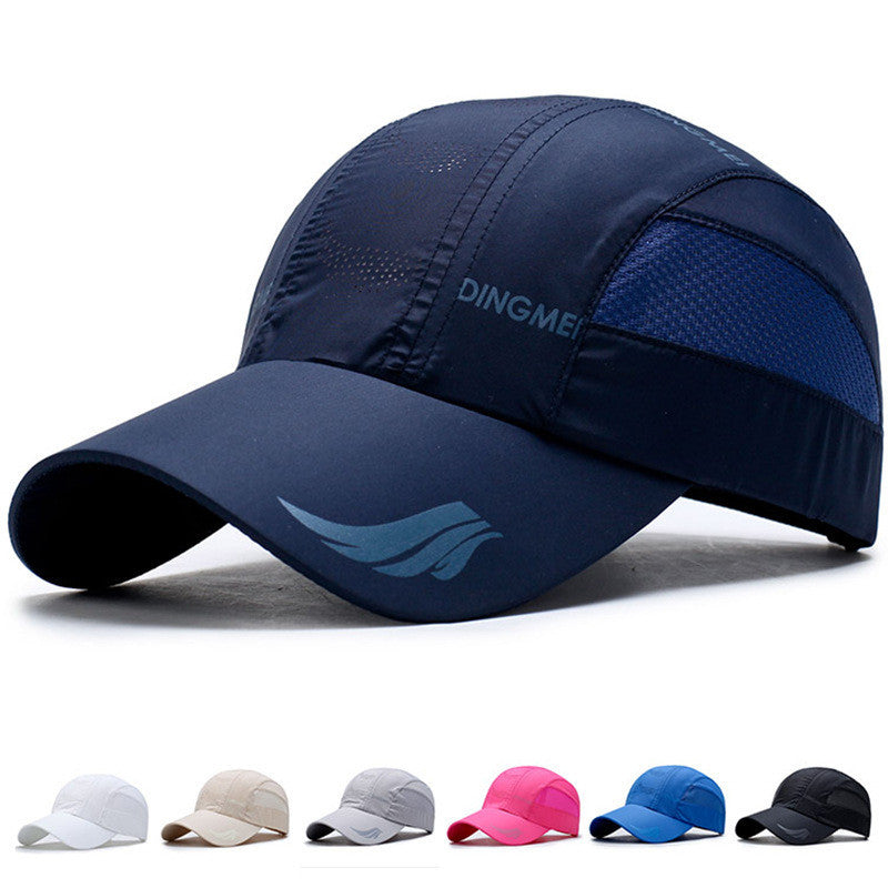 Breathable Quick-Dry Baseball Cap with Wing Embroidery