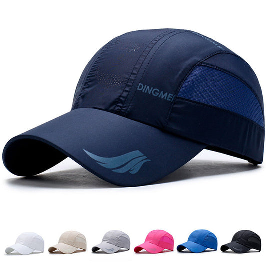Breathable Quick-Dry Baseball Cap with Wing Embroidery