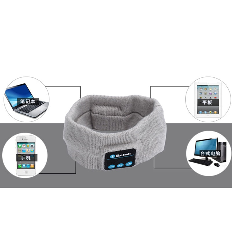 Bluetooth Music Headband with Built-In Speakers