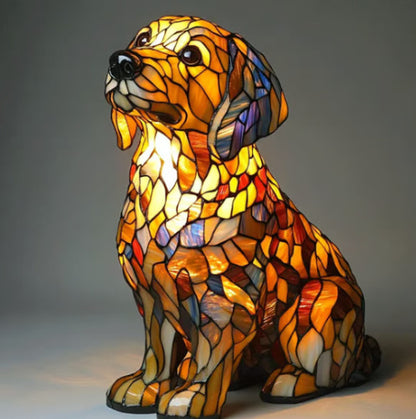 Animal Resin Night Light | Dog, Cat & Owl Designs