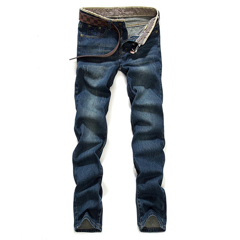 Men's Slim Fit Jeans – Classic Denim Trousers, Waist Sizes 28–40