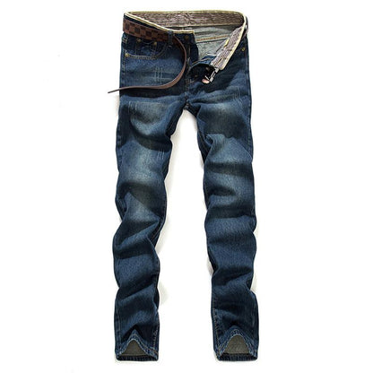 Men's Slim Fit Jeans – Classic Denim Trousers, Waist Sizes 28–40