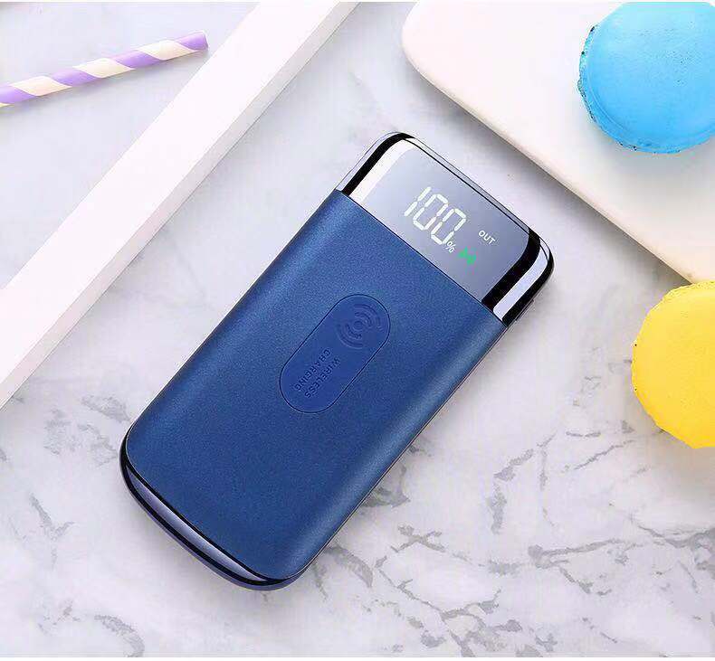 20,000mAh Slim Power Bank – LCD Display Multi-USB Gold, Black, White, Rose Gold & Blue