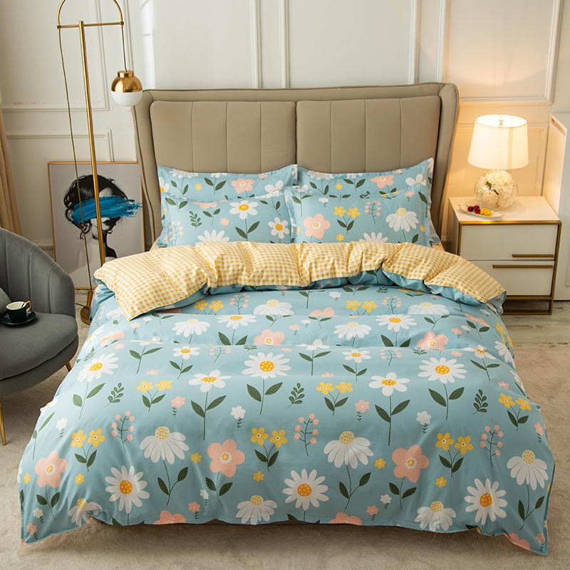 Printed Cotton Duvet Cover | Single, Double & King Sizes