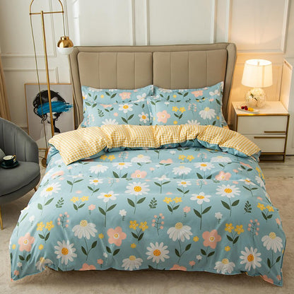 Printed Cotton Duvet Cover | Single, Double & King Sizes