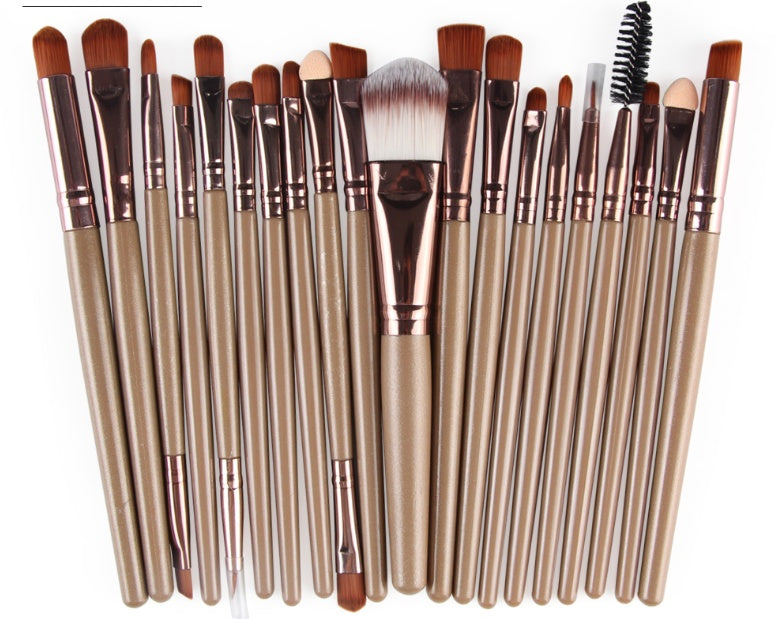 Dual-Tone Makeup Brush – Loose Powder, Blush & Eyeshadow