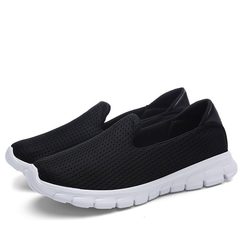 Women's Lightweight Walking Shoes – EVA Flat Trainers, 4 Colours