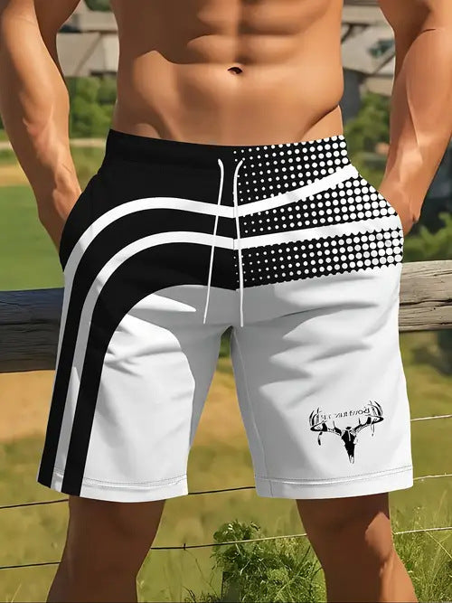 Men's Casual Printed Leisure Shorts