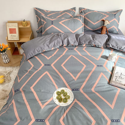 Printed Polyester Bedding Set 3 or 4 Piece | 10 Designs 5 Sizes