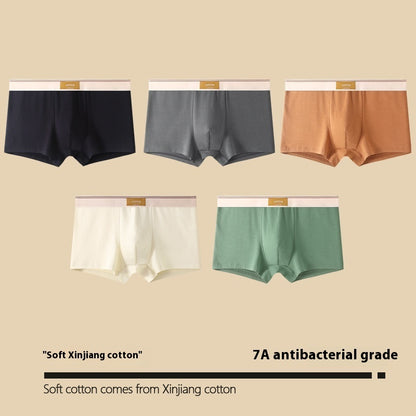 Men's Pure Cotton Mid-Rise Boxer Shorts