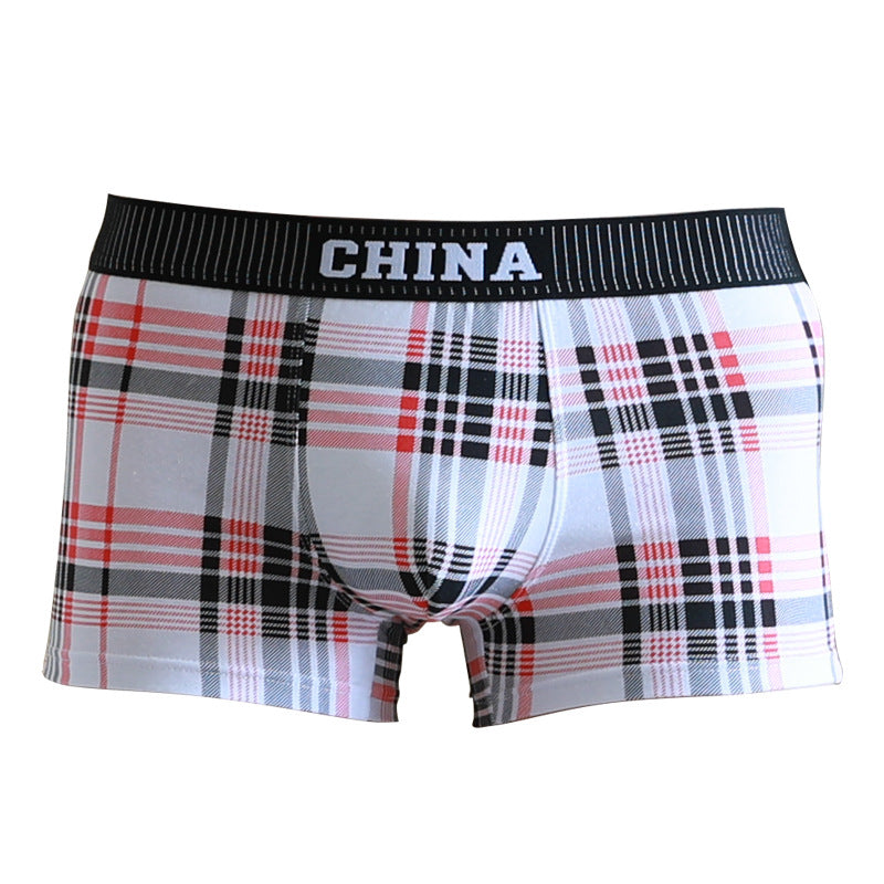 Men's Cotton Boxer Briefs – Breathable Solid Colour Underwear