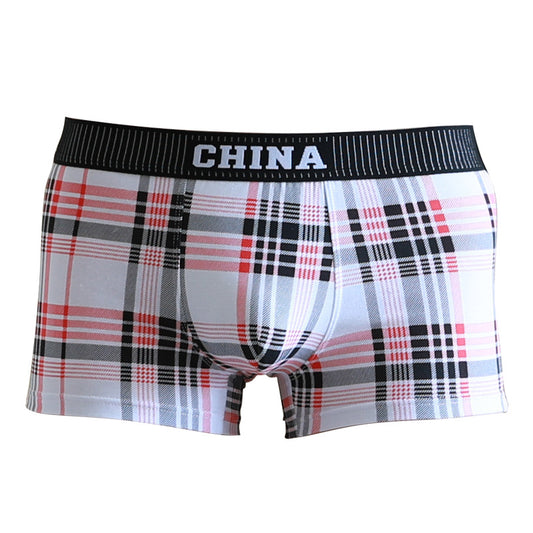 Men's Cotton Boxer Briefs – Breathable Solid Colour Underwear