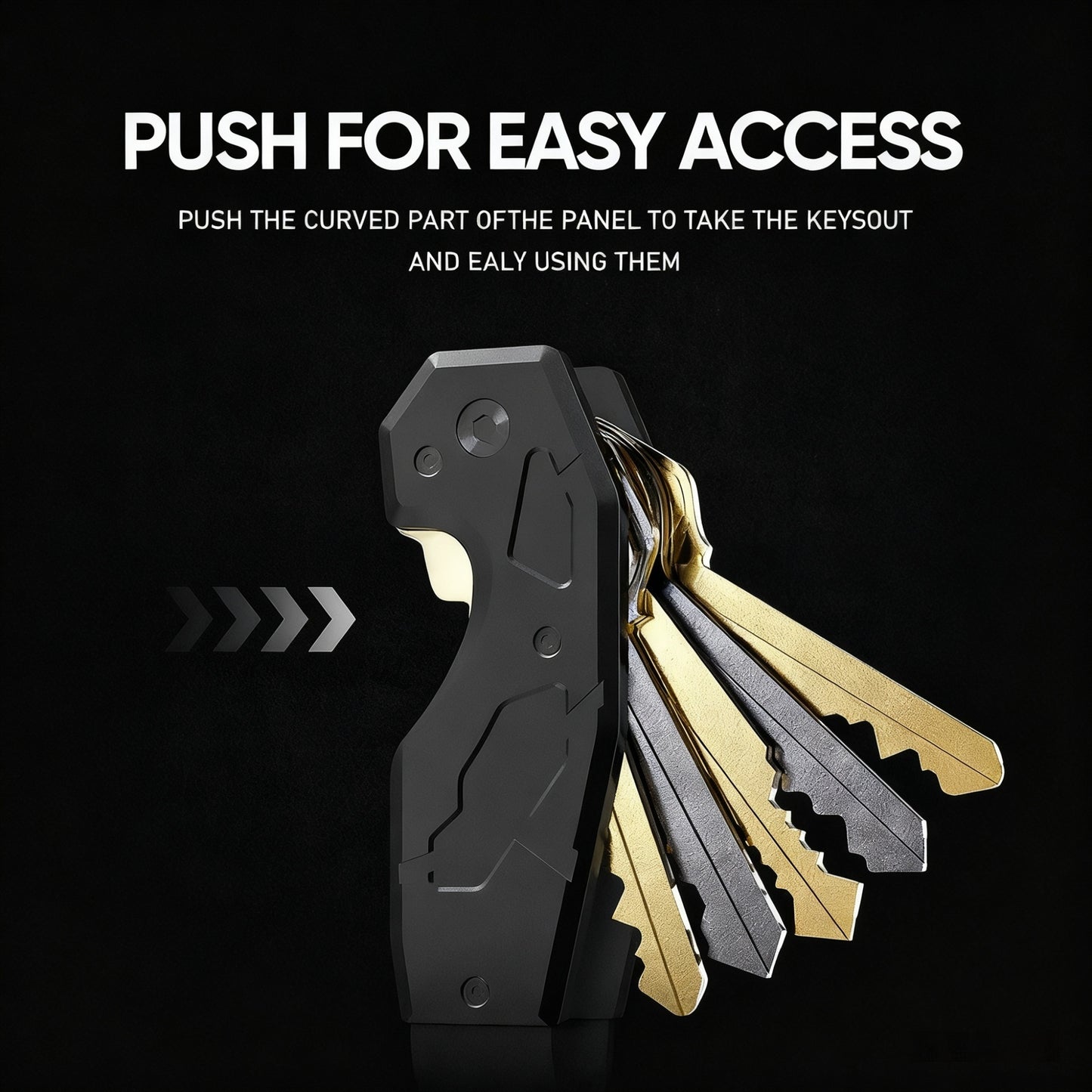 Aluminium Alloy Storage Keychain | Key Organiser 6 Colours | JP Collections