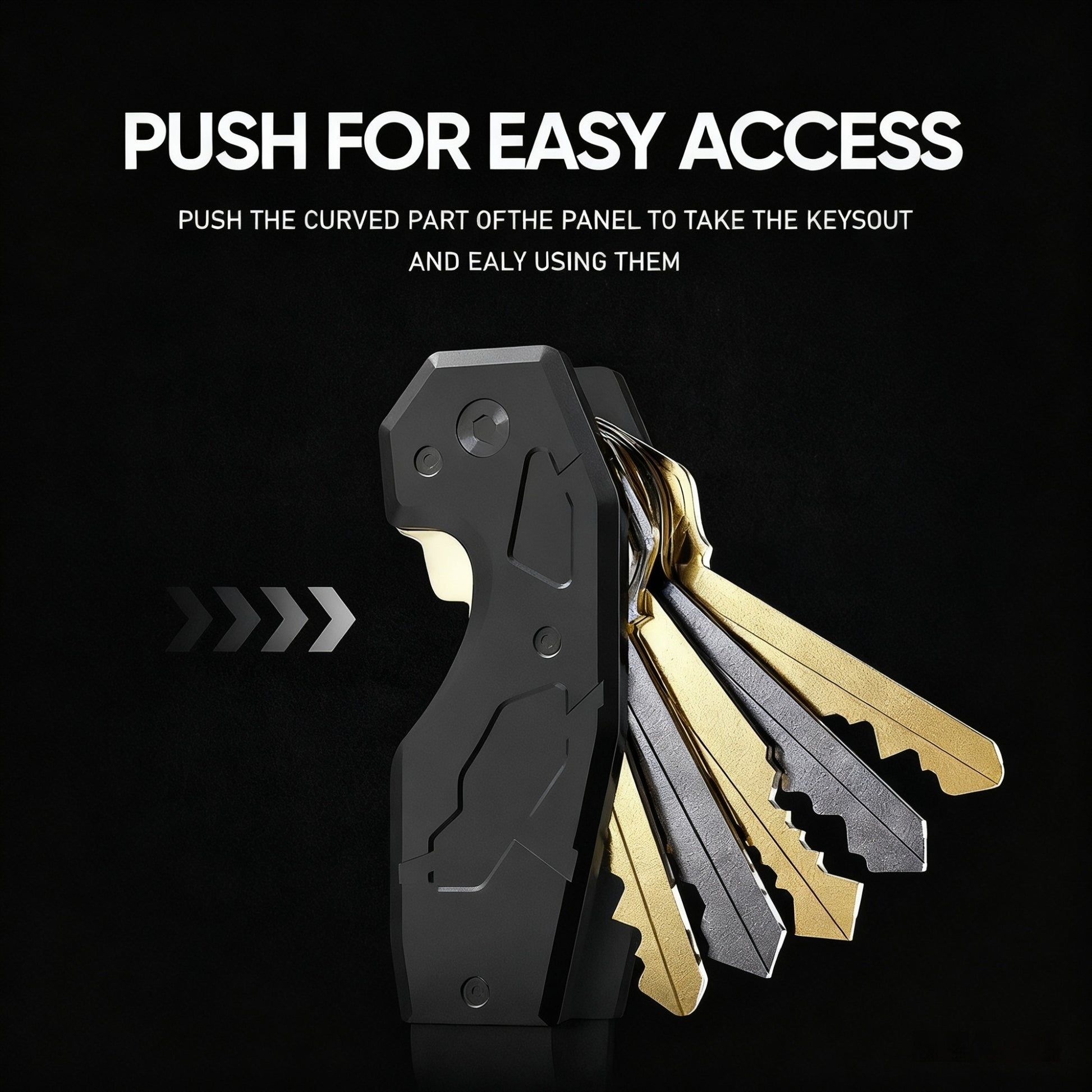 Aluminium Alloy Storage Keychain | Key Organiser 6 Colours | JP Collections