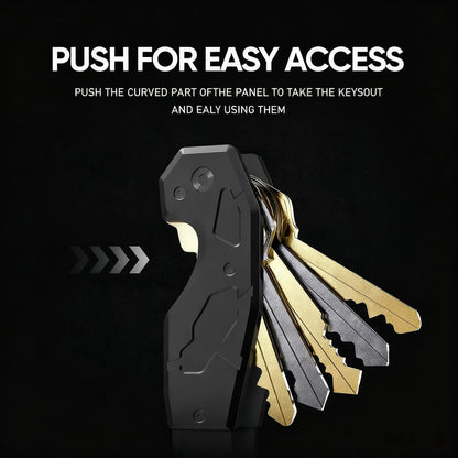 Aluminium Alloy Storage Keychain | Key Organiser 6 Colours | JP Collections