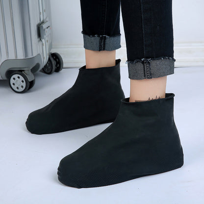 Silicone Waterproof Shoe Covers – Unisex Rain Boot Overshoes