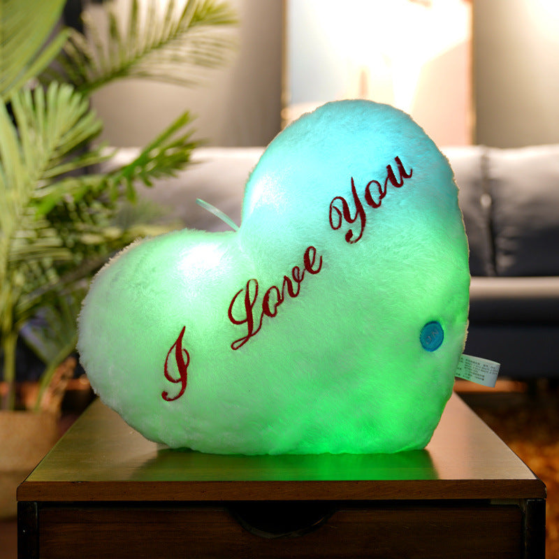 Glow-in-the-Dark Star Plush Pillow | LED Light Up | Gift