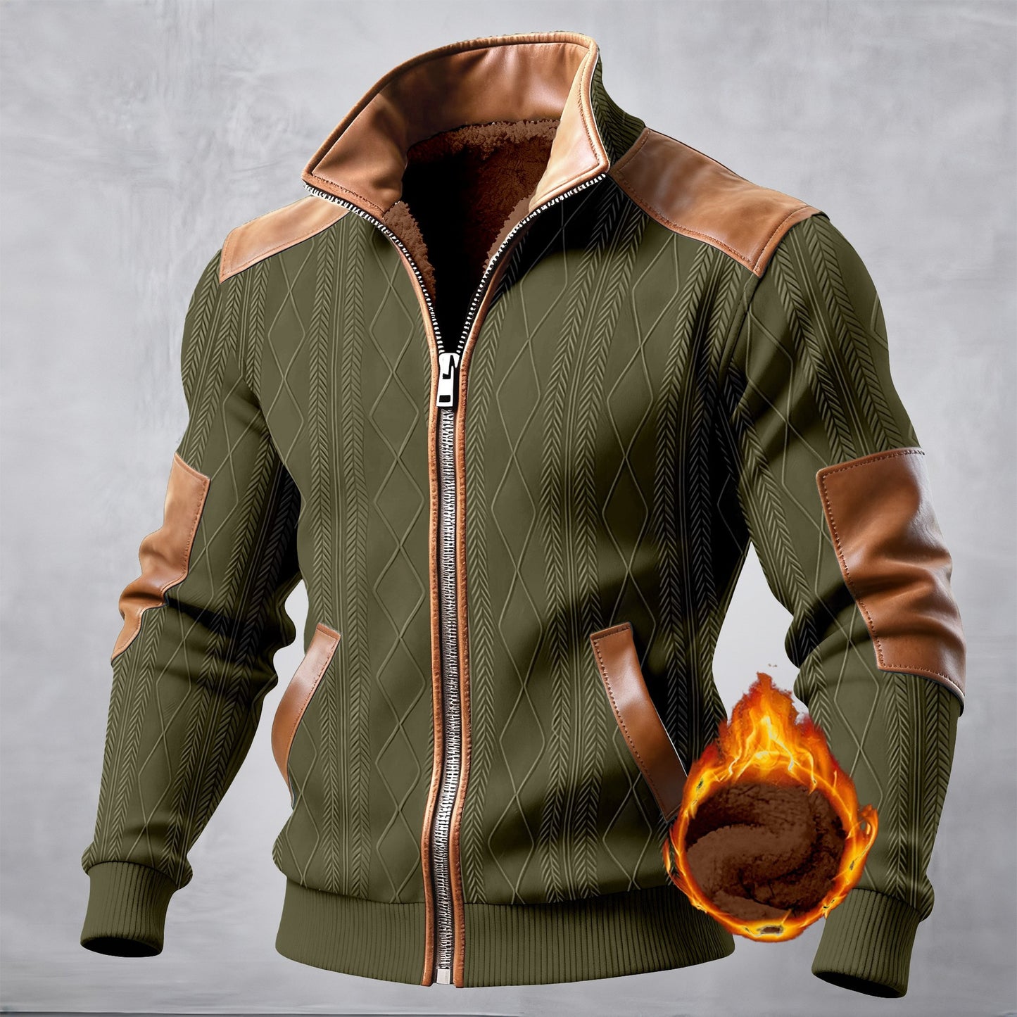 Men's Plaid Fleece-Lined Hooded Zip-Up Jacket – 6 Colours | S–3XL