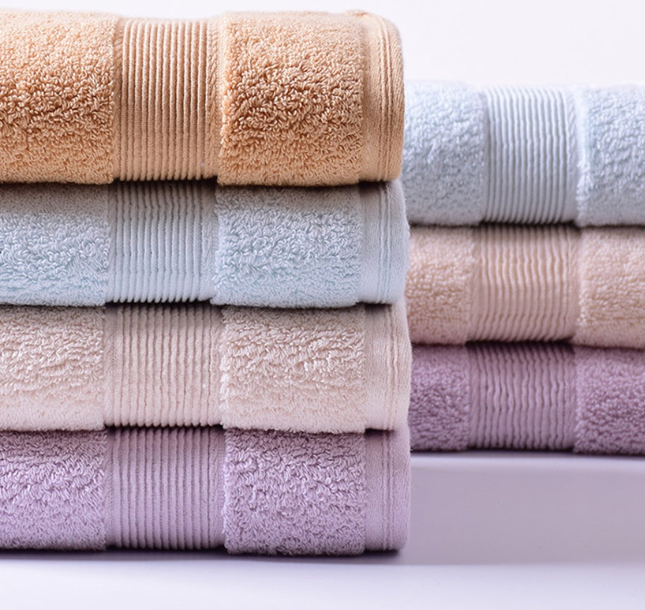 Long-Staple Cotton Face Towel 34x74cm | Soft & Absorbent