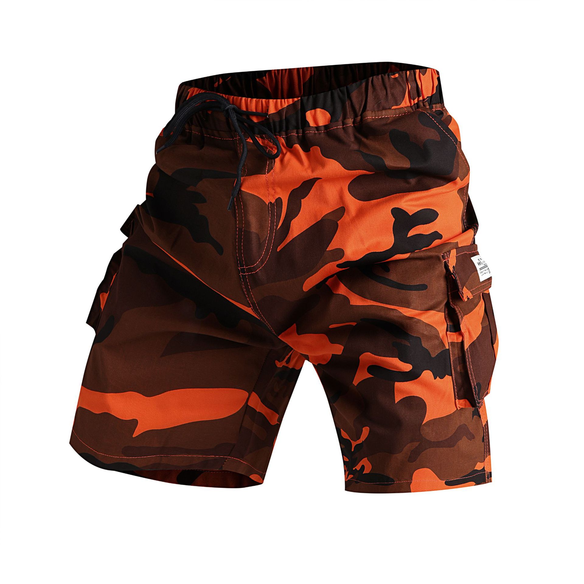 Men's 100% Cotton Casual Shorts | Solid & Camo S-4XL