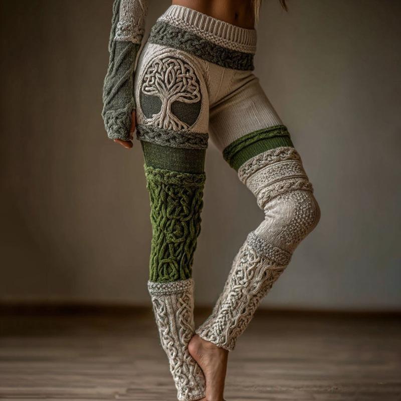 Women's 3D Digital Print Slim-Fit Yoga Pants | Warm | XS-6XL
