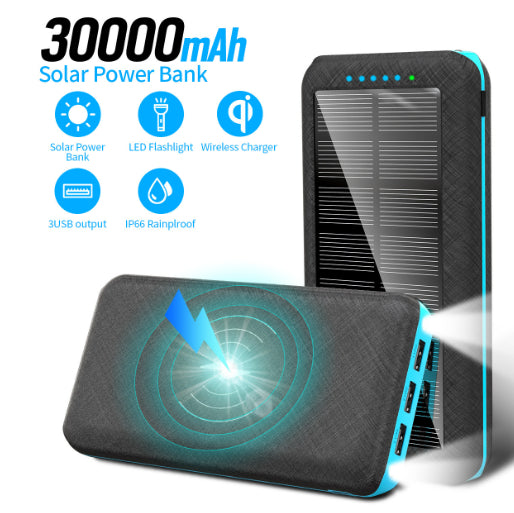 Portable Power Bank with LED Torch – Polymer Lithium Battery Charger iPhone Samsung