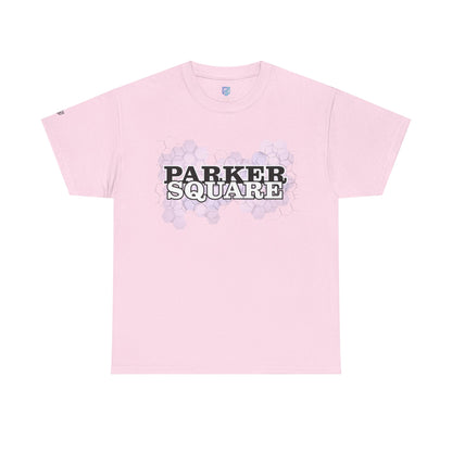 Parker Square T‑Shirt — Retro Campus Logo Tee