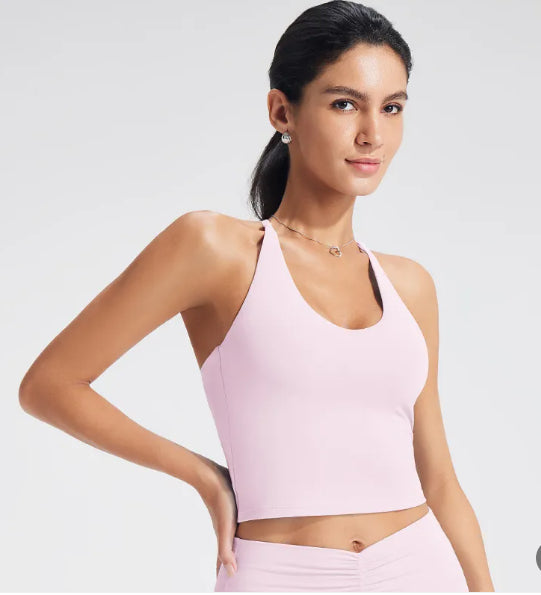 Waist Slimming Yoga Vest Shaping Sports Top For Women
