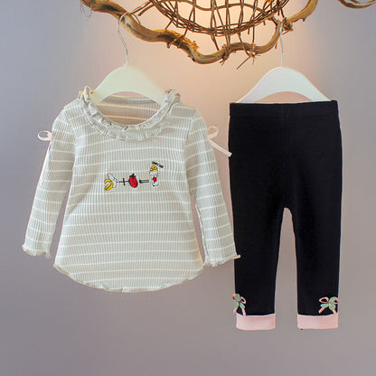 Baby & Toddler Cartoon Three-Piece Set | Long Sleeve