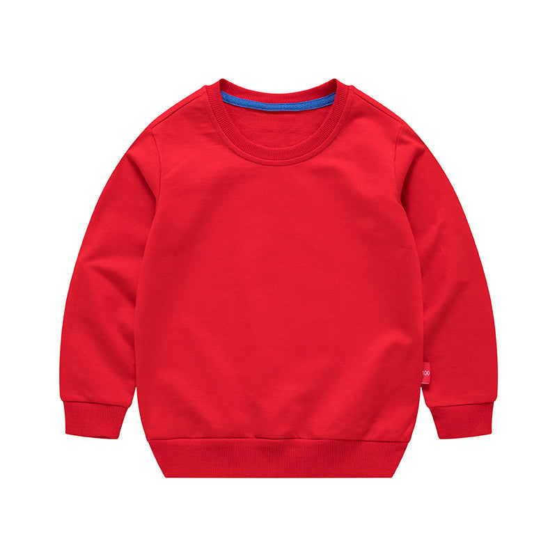 Boys' Solid Colour Round Neck Sweatshirt | 11 Colours | Kids Top
