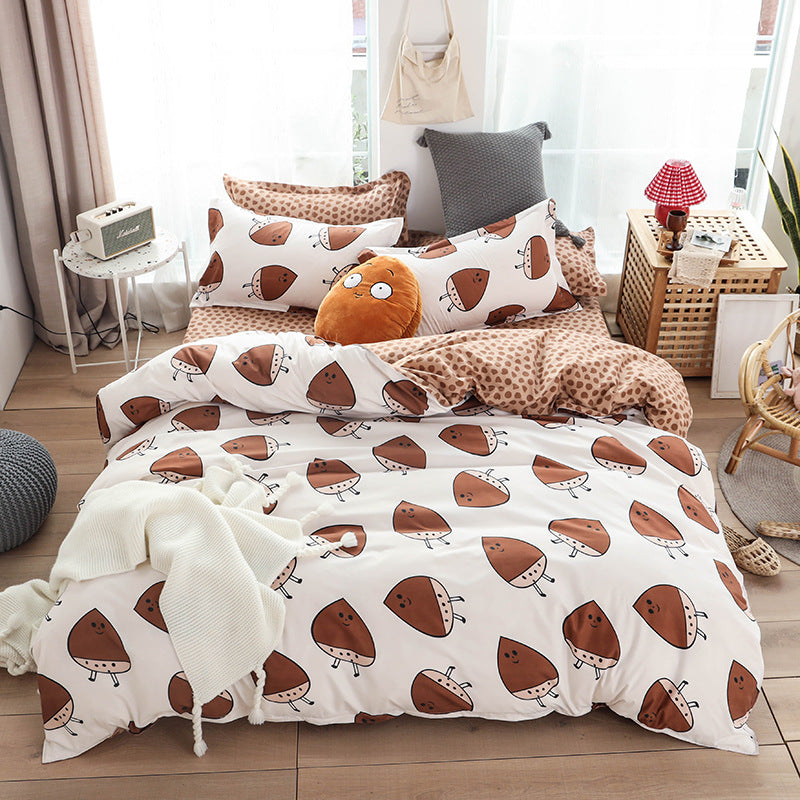 Reactive Print Bedding Set | 3 & 4 Piece | 4 Colours