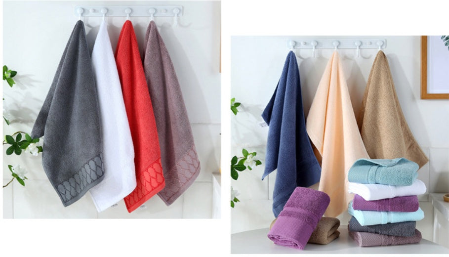 Long-Staple Cotton Face Towel 34x74cm | Soft & Absorbent